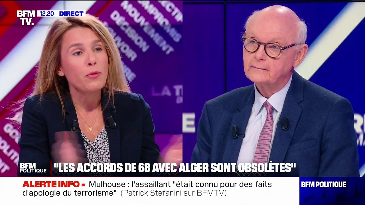 Attaque terroriste à Mulhouse, OQTF et relations diplomatiques avec l'Algérie... Patrick Stefanini était l'invité de BFM Politique