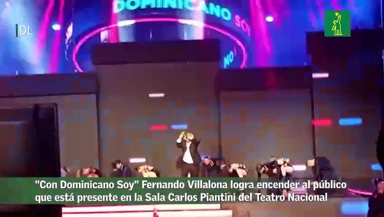 Con Dominicano Soy Fernando Villalona logra encender al público que está presente en la Sala Carlos Piantini del Teatro Nacional