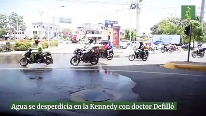 Agua se desperdicia en la Kennedy con doctor Defilló