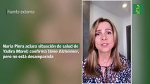 Nuria Piera aclara situación de salud de Yadira Morel; confirma tiene Alzheimer, pero no está desamparada