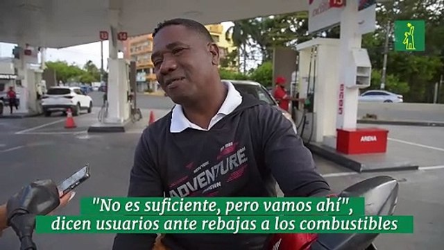 No es suficiente, pero vamos ahí , dicen usuarios ante rebajas a los combustibles