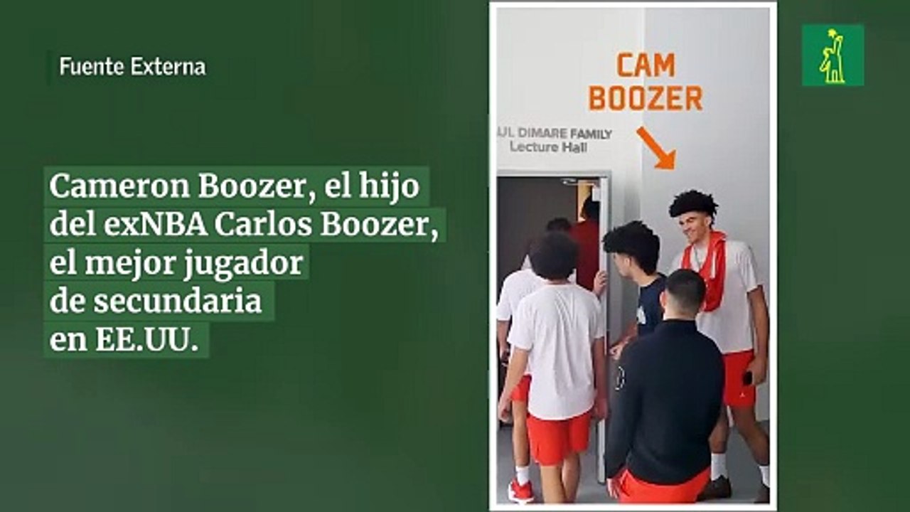 Cameron Boozer, el hijo del exNBA Carlos Boozer, el mejor jugador de secundaria en EE.UU.