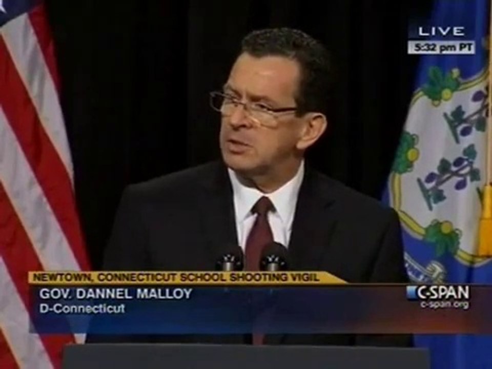 Sandy Hook: Gov. Malloy Speaks At Interfaith Vigil