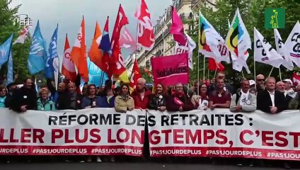 Cientos de miles de franceses en la calle contra la reforma de las pensiones