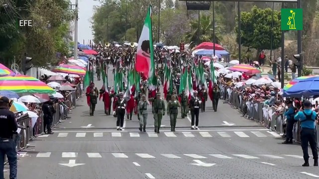 En el desfile del 5 de mayo, Puebla representa la identidad mexicana Puebla