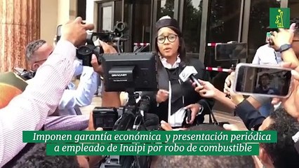 Imponen garantía económica de RD$100 y presentación periódica a empleado de Inaipi por robo de combustible