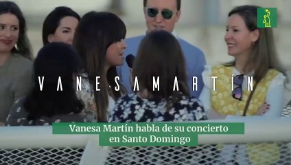 Vanesa Martín habla de su concierto  en Santo Domingo