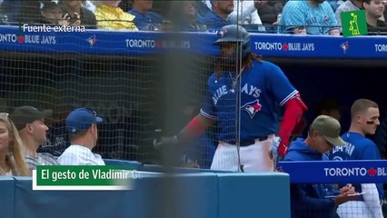 El gesto de Vladimir Guerrero Jr. con un niño sobreviviente de cáncer