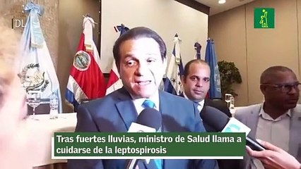 Tras fuertes lluvias, ministro de Salud llama a cuidarse de la leptospirosis