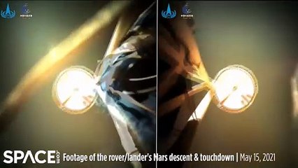 China's Rover Moves On Mars