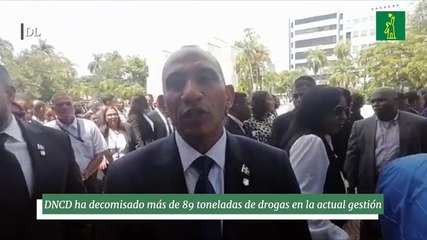 DNCD ha decomisado más de 89 toneladas de drogas en la actual gestión