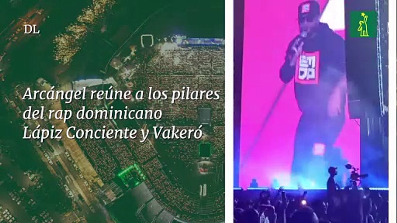 Arcángel reúne a los pilares del rap dominicano Lápiz Conciente y Vakeró, mientras que  otros urbanos cantan el clásico "Capea el Dough"