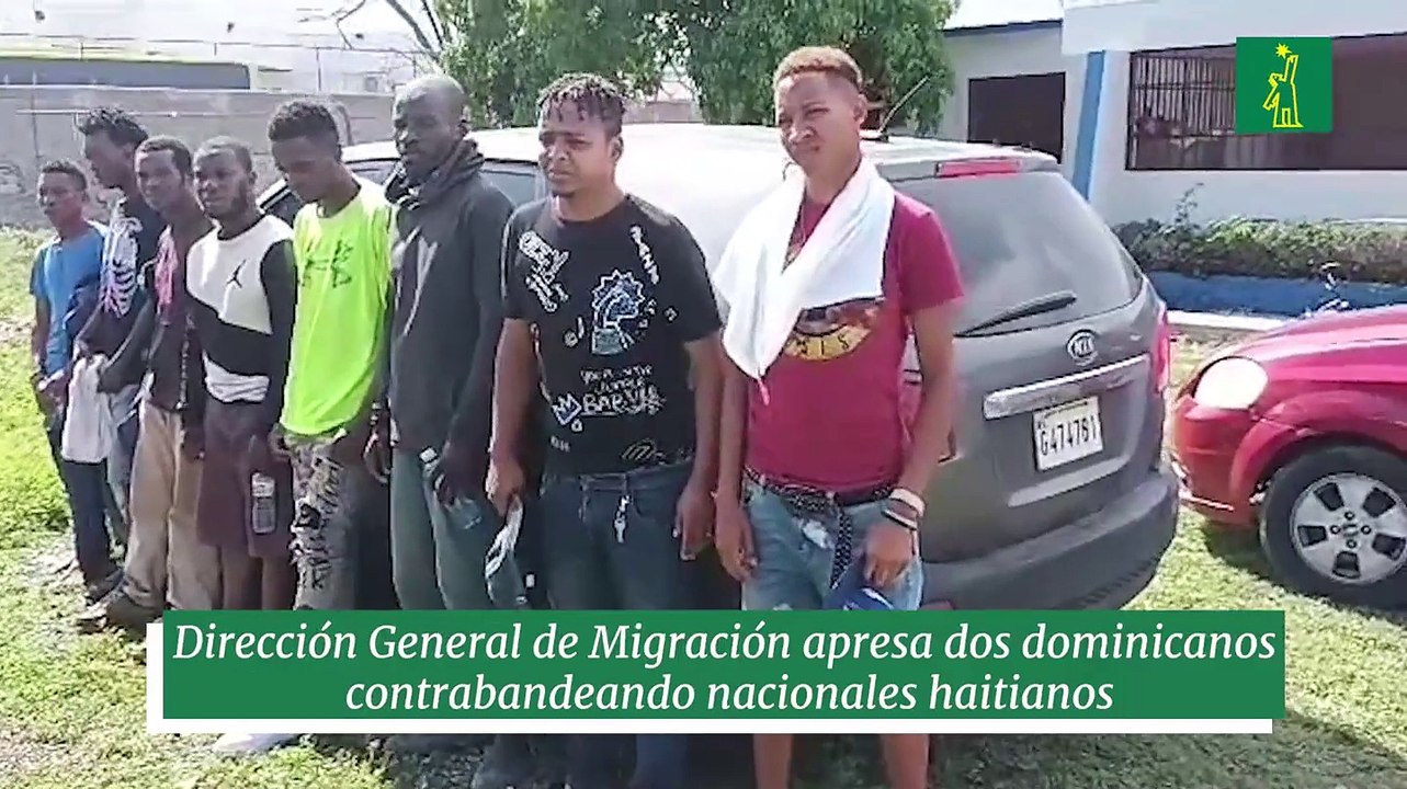 Dirección General de Migración apresa dos dominicanos contrabandeando nacionales haitianos