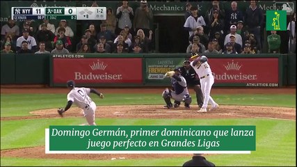 Domingo Germán, primer dominicano que lanza juego perfecto en Grandes Ligas