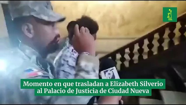 Momento En Que Trasladan A Elizabeth Silverio Al Palacio De Justicia De Ciudad Nueva