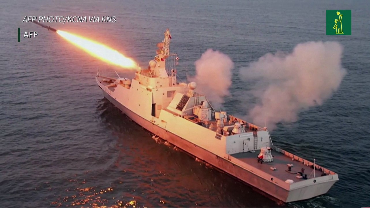 Líder norcoreano Kim Jong Un supervisa lanzamiento de misiles crucero