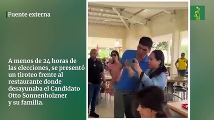 Capturan a los involucrados en el tiroteo donde se  encontraba el candidato  presidencial Otto Sonnenholzner
