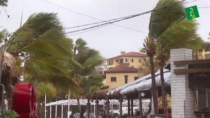 Hilary se degrada a tormenta tropical sobre el noroeste de México