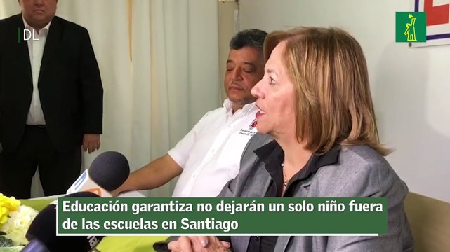 Educación garantiza no dejarán un solo niño fuera de las escuelas en Santiago
