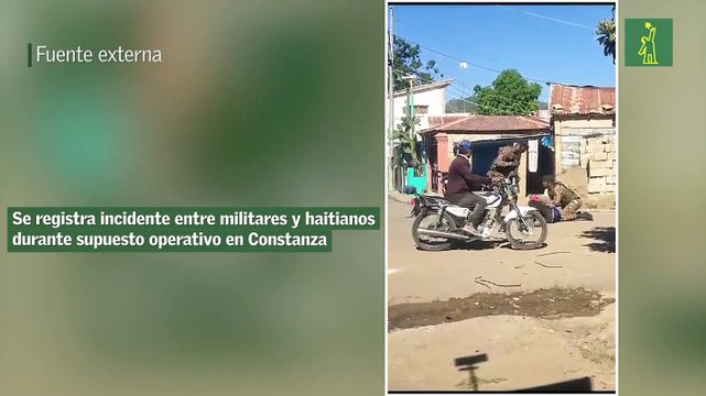 Se registra incidente entre militares y haitianos durante supuesto operativo en Constanza