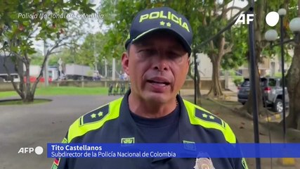 Dos muertos deja atentado contra una estación policial en Colombia