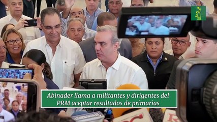Presidente Luis Abinader vota en  primarias PRM