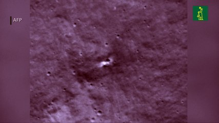 NASA revela imagen de posible cráter en la Luna formado por impacto de sonda rusa
