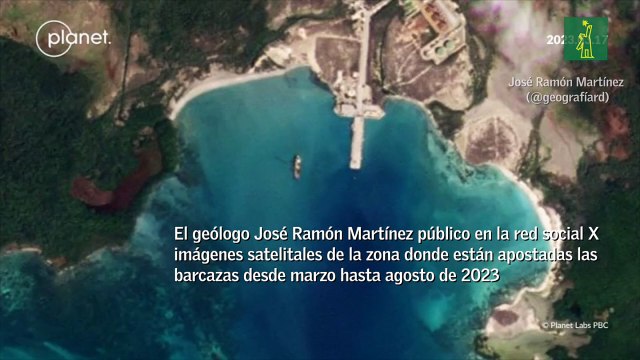 Imágenes satelitales muestran otros derrames en playa Los Negros