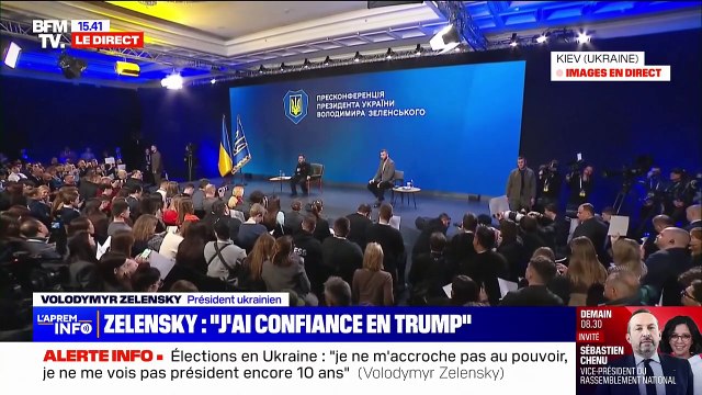Négociations de fin de guerre en Ukraine: Je fais confiance à Donald Trump , déclare Volodymyr Zelensky