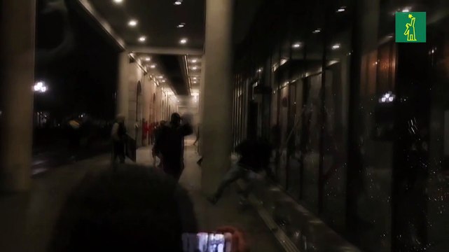 Infiltrados invaden manifestación pacífica provocando incendios y actos de violencia