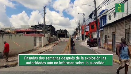 Pasadas dos semanas después de la explosión las autoridades aún no informan sobre lo sucedido