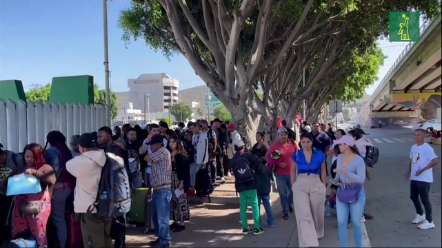 Cierre de garita en mexicana Tijuana estigmatiza a los migrantes, denuncian activistas