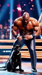 This man turned into a panther in AGT! تحوّل هذا الرجل إلى نمر في AGT! #agt #americasgottalent #ai