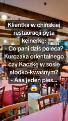 W chińskiej restauracji