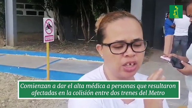 Comienzan a dar el alta médica a personas que resultaron afectadas en la colisión entre dos trenes del Metro