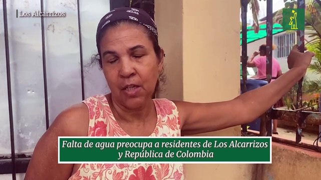 Falta de agua preocupa a residentes de Los Alcarrizos y República de Colombia