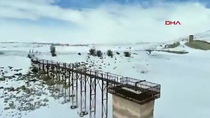 O ilimizde baraj gölü tamamen dondu!