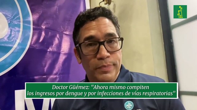 Doctor Güémez: Ahora mismo compiten los ingresos por dengue y por infecciones de vías respiratorias