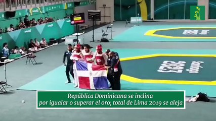 República Dominicana se inclina por igualar o superar el oro; total de Lima 2019 se aleja