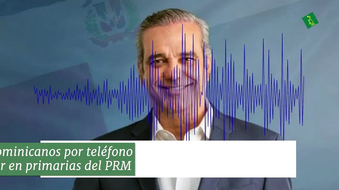 Abinader llama a dominicanos por teléfono invitándolos a votar en primarias del PRM