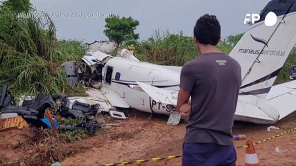Autoridades investigan accidente aéreo con 14 muertos en la Amazonía brasileña