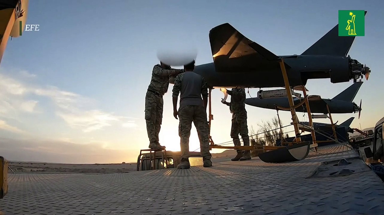 Irán realiza pruebas masivas con drones