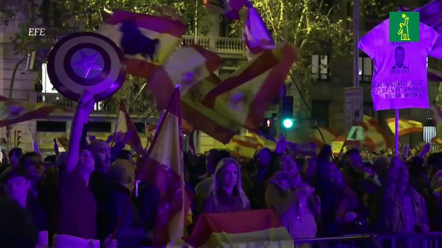 Continúan las protestas contra la amnistía y los pactos de investidura de Pedro Sánchez