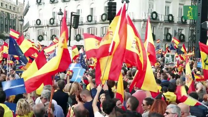 Centenares de miles de personas protestan en toda España contra la amnistía