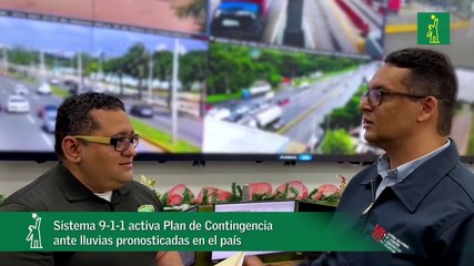 Sistema 9-1-1 activa Plan de Contingencia ante lluvias pronosticadas en el país
