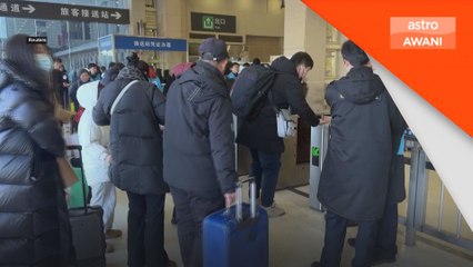 Lebih 9 bilion perjalanan direkodkan di China pada cuti Tahun Baru Cina