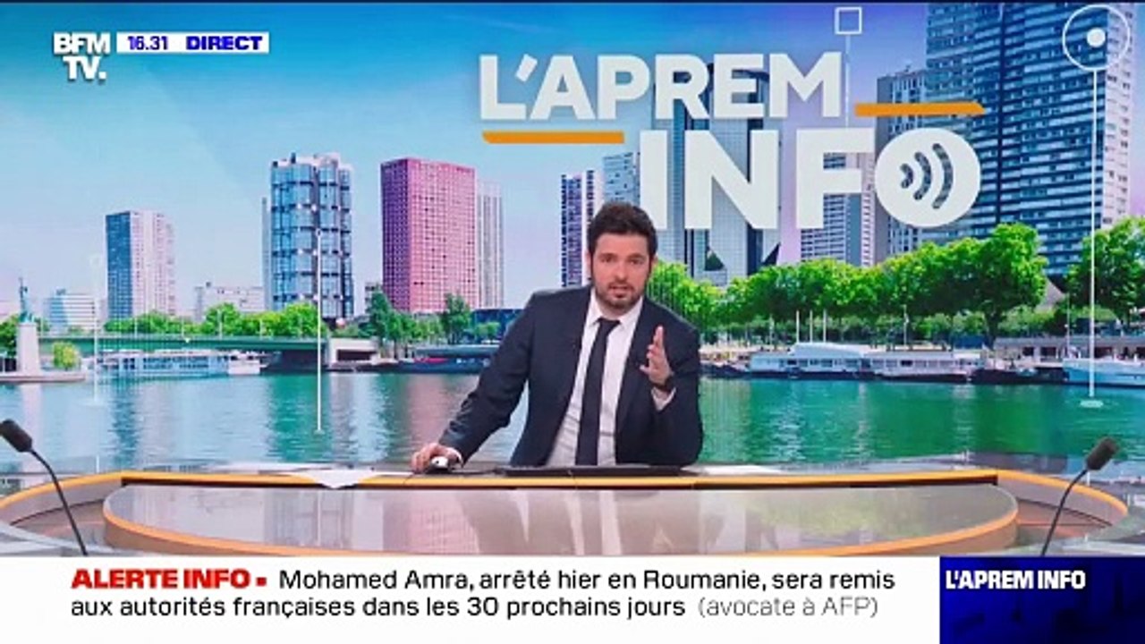 L'arrivée de Mohamed Amra au tribunal de Bucarest, en Roumanie