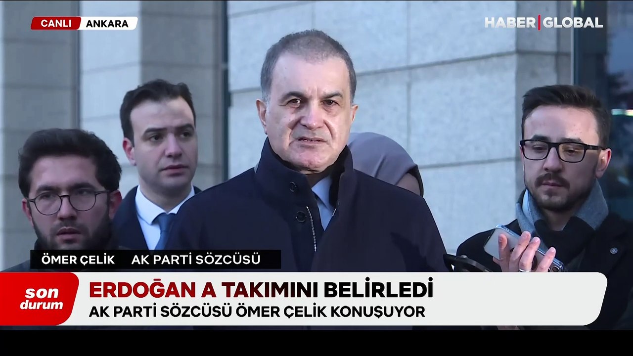AK Parti'de yeni MYK belli oldu! Sözcü Çelik isim isim açıkladı