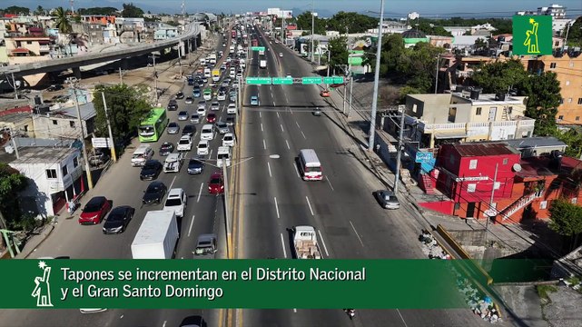 Tapones Se Incrementan En El Distrito Nacional Y El Gran Santo Domingo