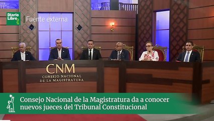 Consejo Nacional de la Magistratura da a conocer nuevos jueces del Tribunal Constitucional